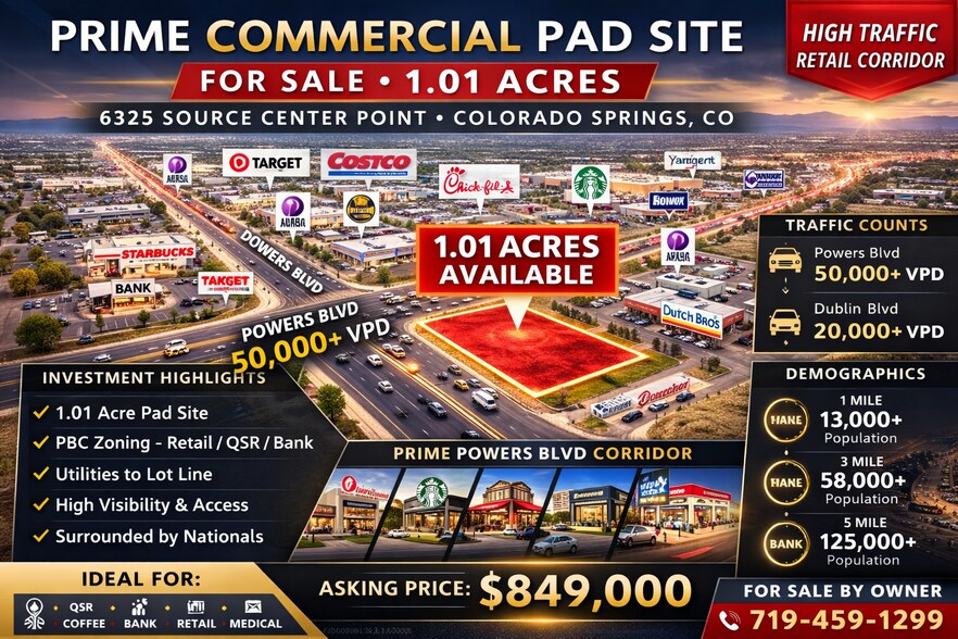 Primary Photo Of 6325 Source Center Pt, Colorado Springs Land For Sale