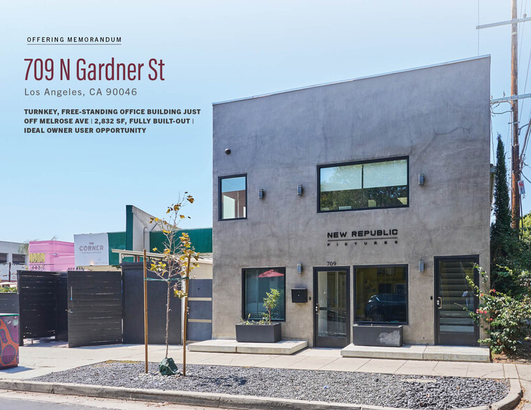 Primary Photo Of 709 N Gardner St, Los Angeles Office For Sale