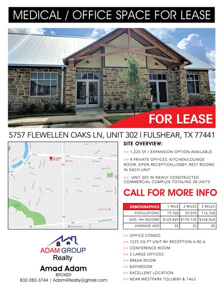 More Photos Of 5757 Flewellen Oaks Ln, Fulshear Office For Lease