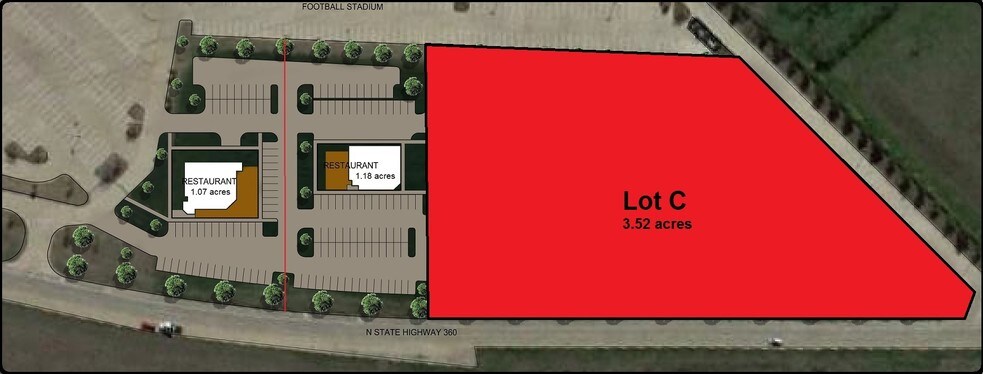 More Photos Of Highway 360, Mansfield Land For Sale