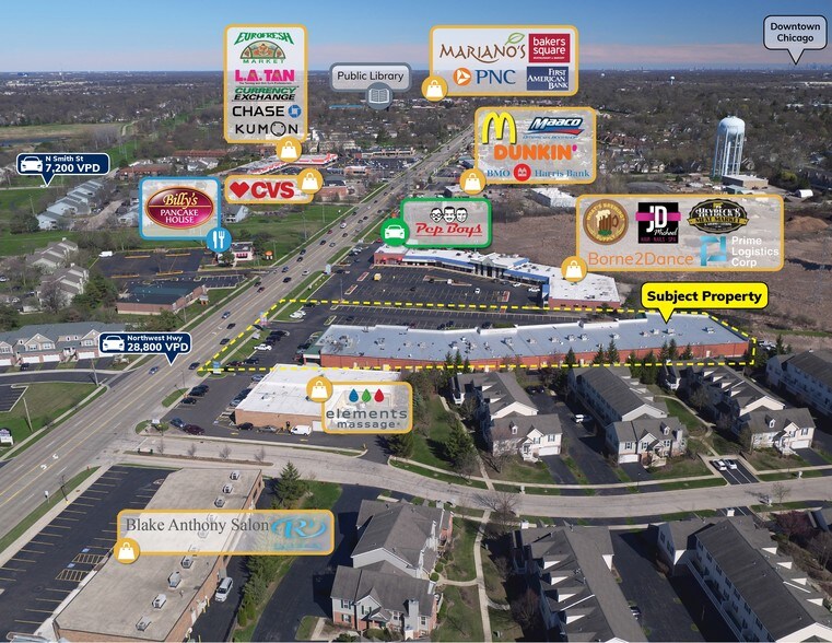 More Photos Of 355-385 W Northwest Hwy, Palatine General Retail For Sale
