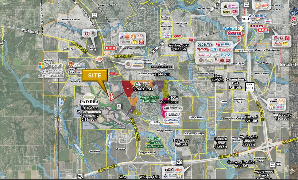 More Photos Of TX-211 & W. Grosenbacher Road, San Antonio Land For Sale