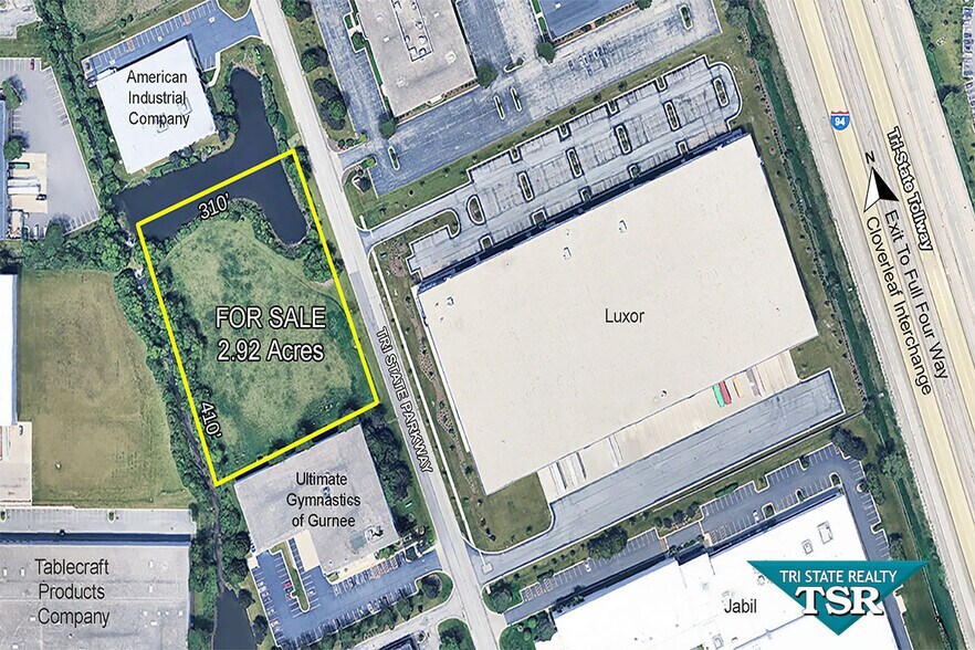 More Photos Of 1050 Tri-State Pky, Gurnee Land For Sale