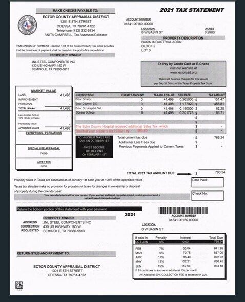 More Photos Of 16651 W Basin St, Odessa Industrial For Sale