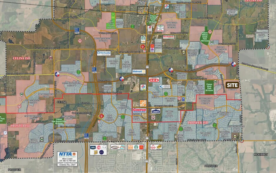 More Photos Of SWC of Custer & Choate Pky, Celina Unknown For Lease