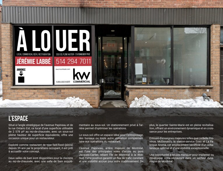 More Photos Of 1821 Rue Ontario E, Montréal Storefront Retail Residential For Lease