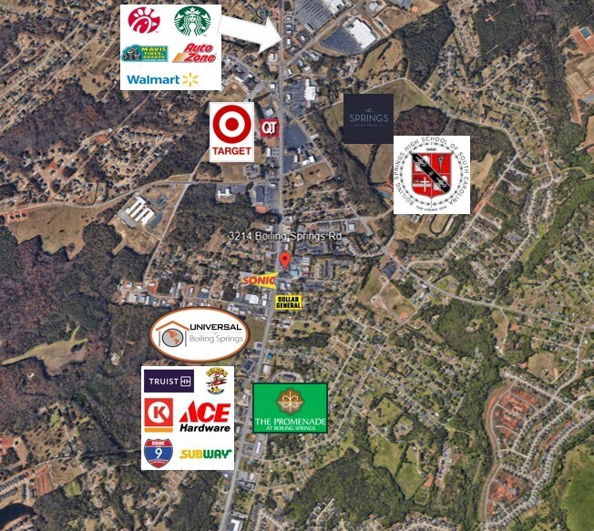 More Photos Of 3214 Boiling Springs Rd, Boiling Springs Land For Sale