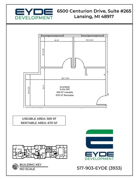Primary Photo Of 6500 Centurion Dr, Lansing Office For Lease