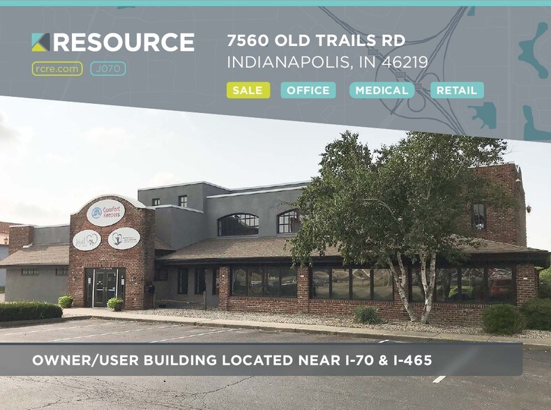 Primary Photo Of 7560 Old Trails Rd, Indianapolis Medical For Sale