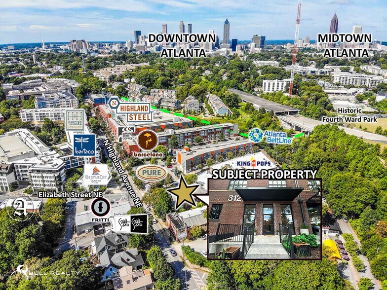 More Photos Of 312 N Highland Ave NE, Atlanta Storefront Retail Office For Lease