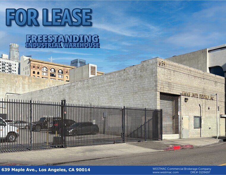Primary Photo Of 639 Maple Ave, Los Angeles Warehouse For Lease
