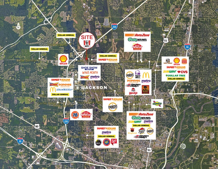 More Photos Of 3198 W Northside Dr, Jackson Fast Food For Sale