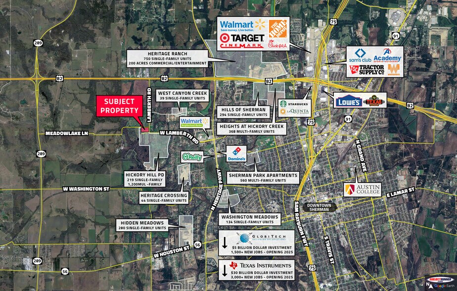 More Photos Of 12.118 Acres Lamberth Road, Sherman Land For Sale