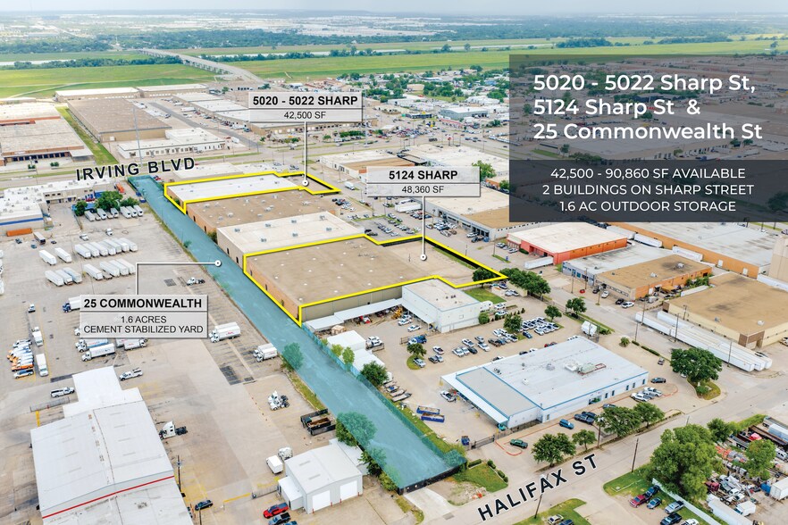 More Photos Of 5124 Sharp St, Dallas Warehouse For Sale