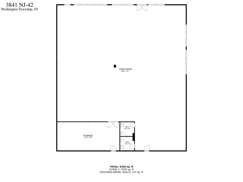 More Photos Of 3841 Route 42, Turnersville Storefront For Lease