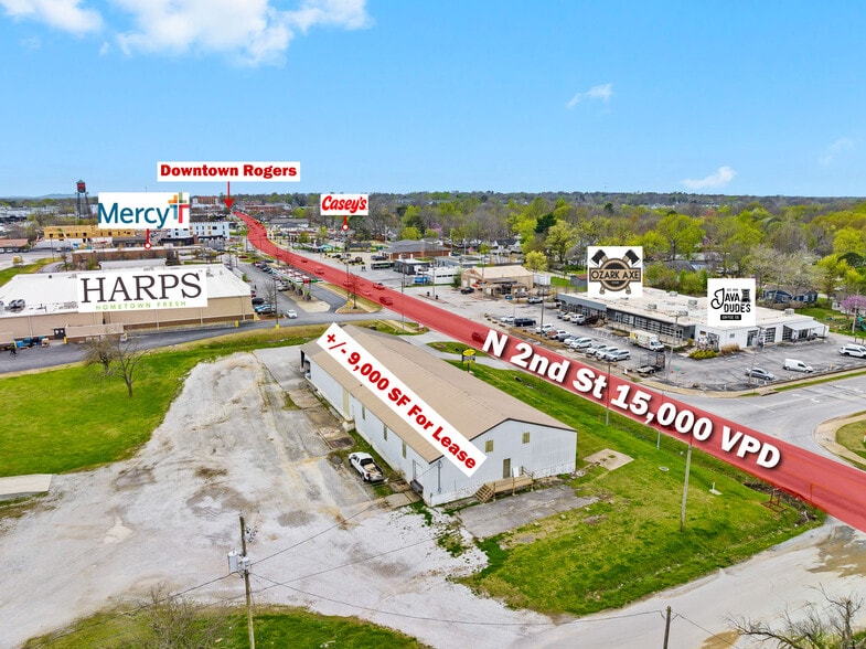 More Photos Of 721 N 2nd St, Rogers General Retail For Lease