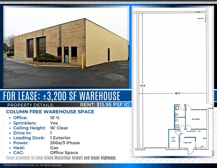 More Photos Of 303 Christopher St, Ronkonkoma Warehouse For Lease