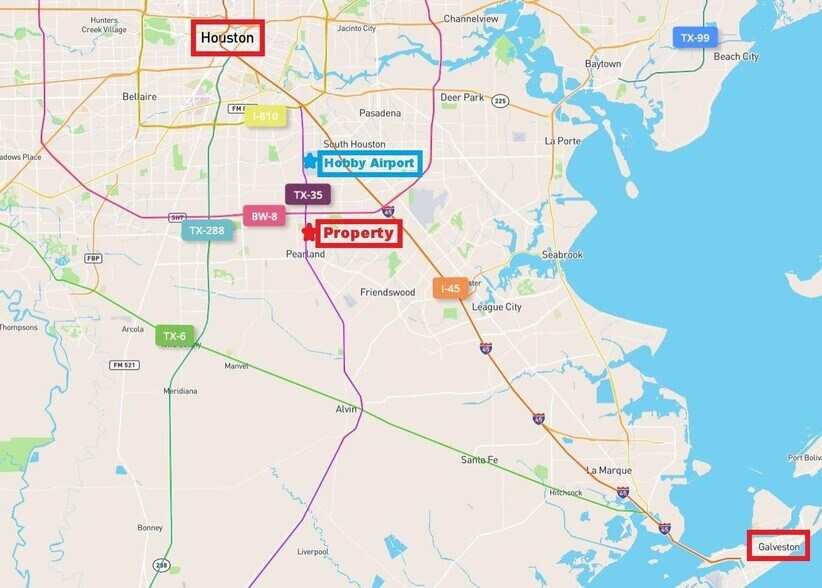 More Photos Of McHard Rd & Old Alvin Rd, Pearland Land For Sale