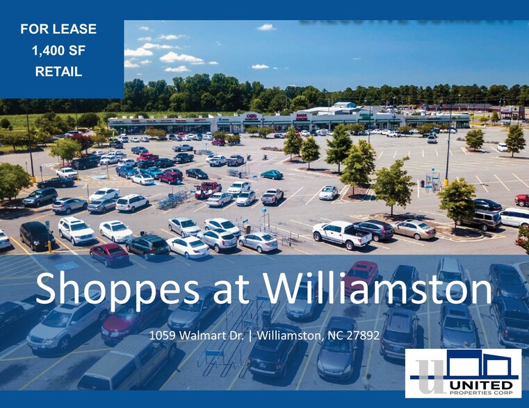 Primary Photo Of 1059 Walmart Dr, Williamston Storefront Retail Office For Lease