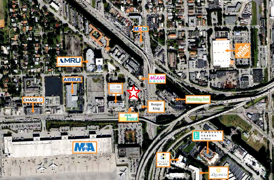 More Photos Of 3600 Le Jeune Rd, Miami Freestanding For Lease