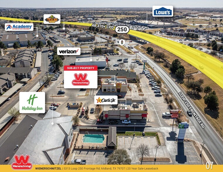 More Photos Of 5313 W Loop 250 N, Midland General Retail For Sale