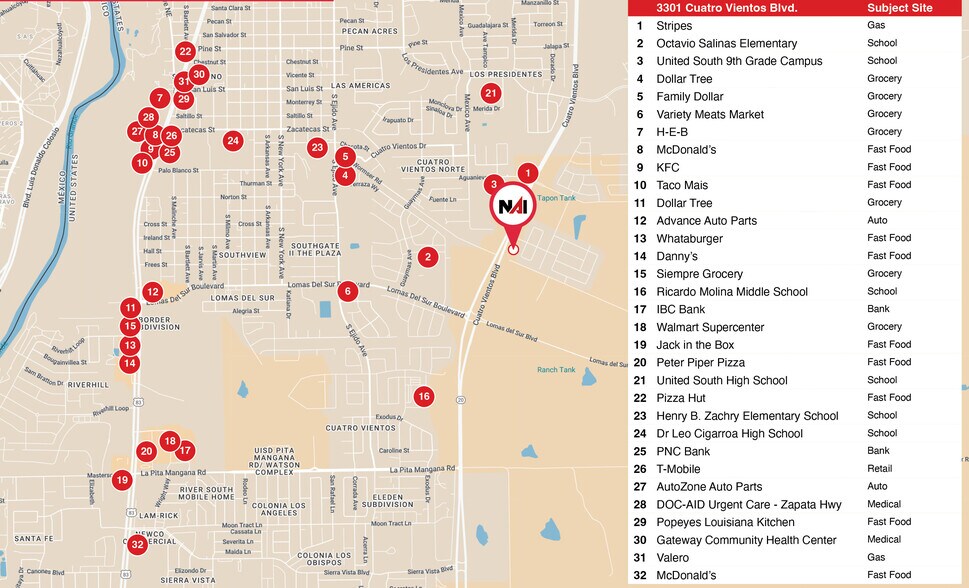 More Photos Of 3301 Cuatro Vientos Blvd, Laredo Land For Sale