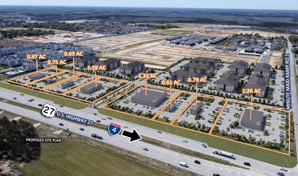 Primary Photo Of US 27 and Minute Maid Ramp Rd Rd, Davenport Land For Sale