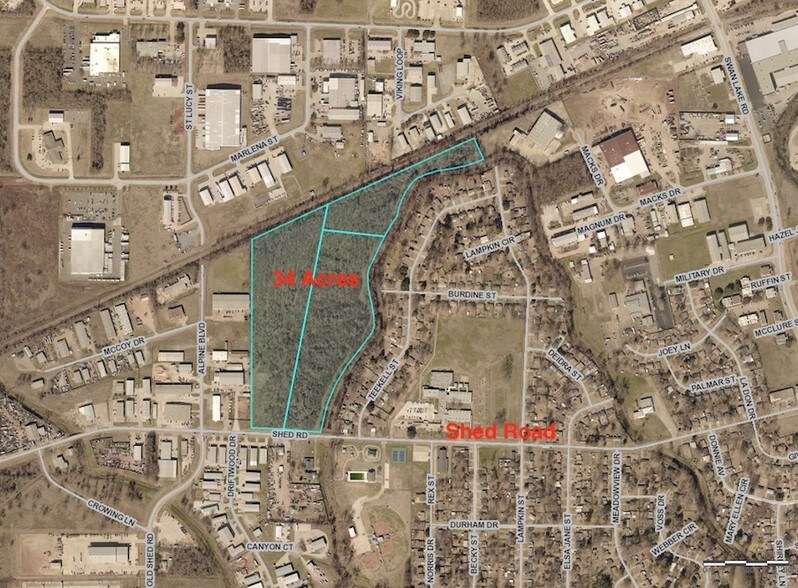 More Photos Of Shed Rd @ Driftwood Drive, Bossier City Land For Sale