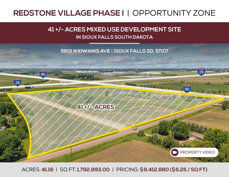 Primary Photo Of 5801 N Kiwanis Ave, Sioux Falls Land For Sale