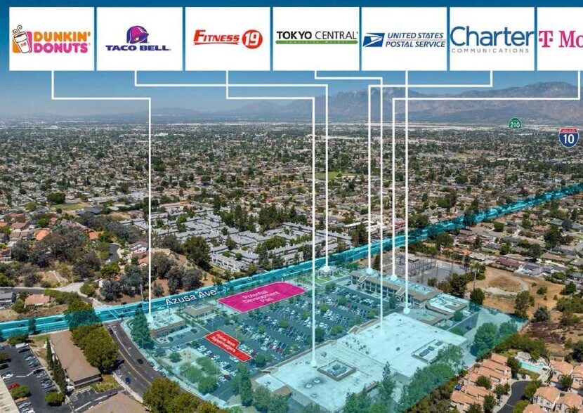 More Photos Of 1410-1432 S Azusa Ave, West Covina Unknown For Lease