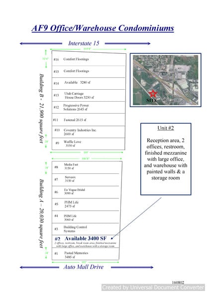 More Photos Of 767 S Auto Mall Dr, American Fork Warehouse For Lease