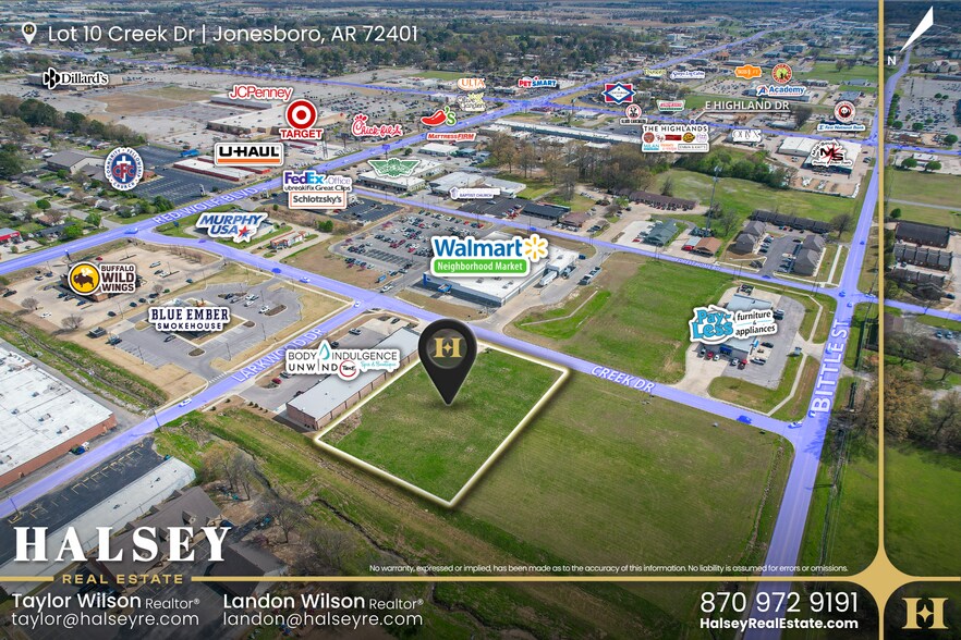 More Photos Of Creek Dr, Jonesboro Land For Sale