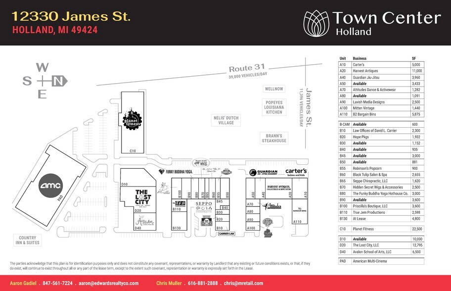 More Photos Of 12330 James St, Holland Unknown For Lease