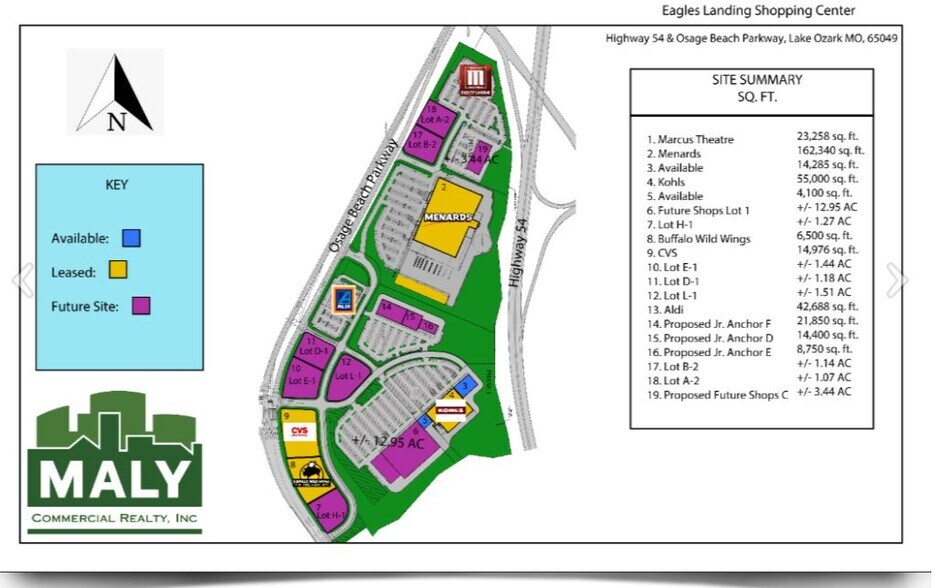 More Photos Of Highway 54 & Osage Beach Pky, Lake Ozark Land For Sale