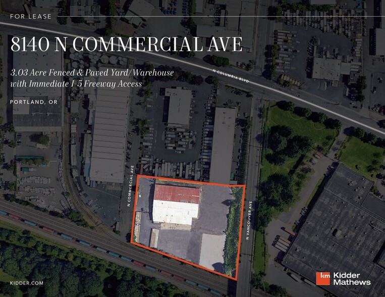 Primary Photo Of 8140 N Commercial Ave, Portland Warehouse For Lease