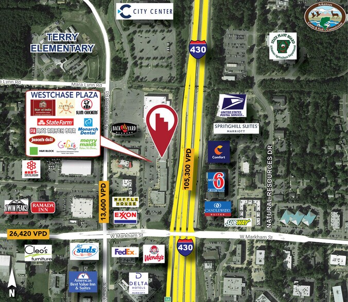 More Photos Of Markham & Shackleford, Little Rock Unknown For Lease