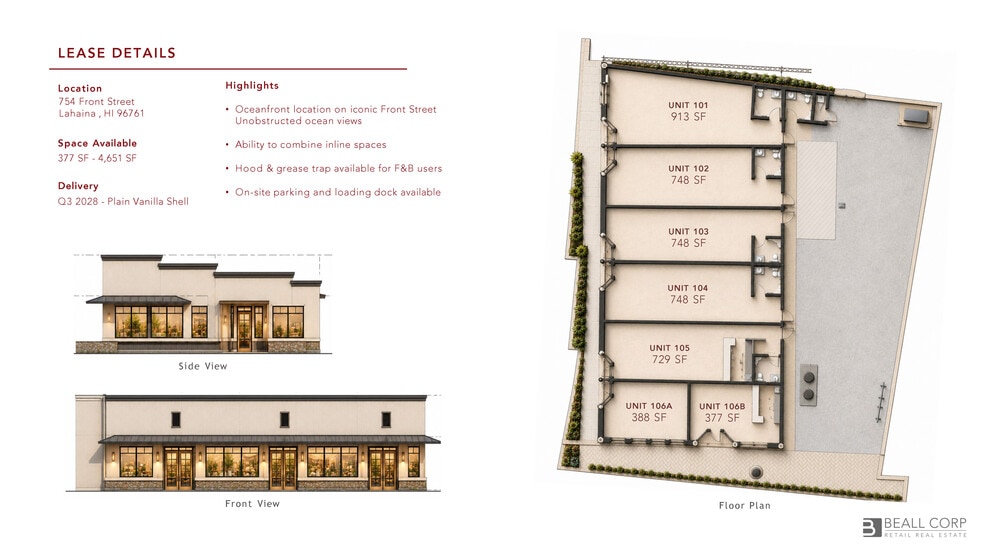 More Photos Of 754 Front St, Lahaina General Retail For Lease