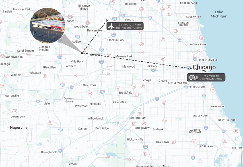 More Photos Of 200-208 E North Ave, Villa Park General Retail For Sale