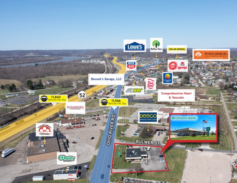 More Photos Of 8806 Ohio River Rd, Wheelersburg Bank For Sale
