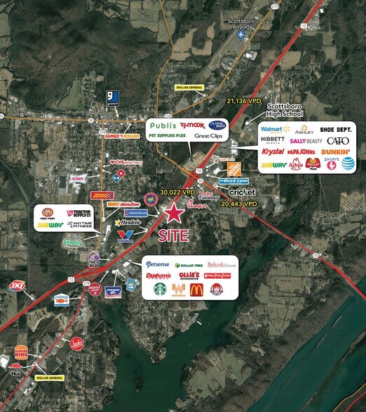 More Photos Of 23945 John T Reid Pky, Scottsboro Land For Sale