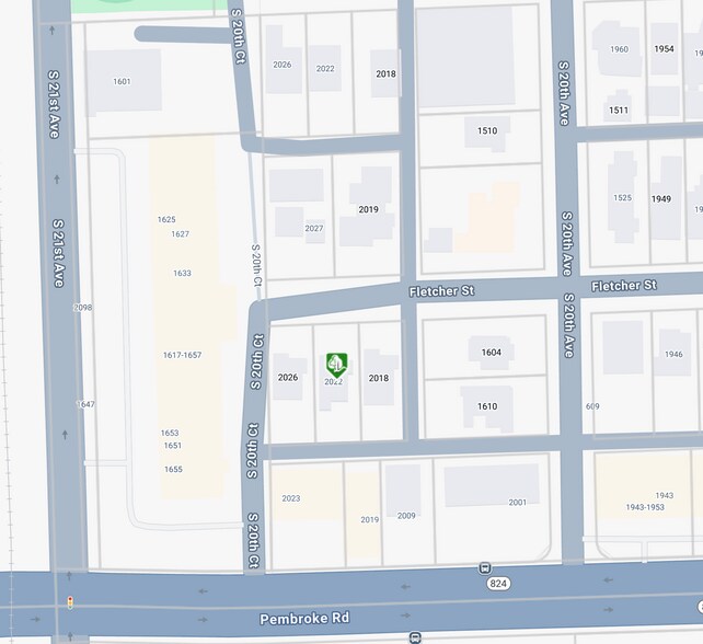 More Photos Of 2022 Fletcher St, Hollywood Land For Sale