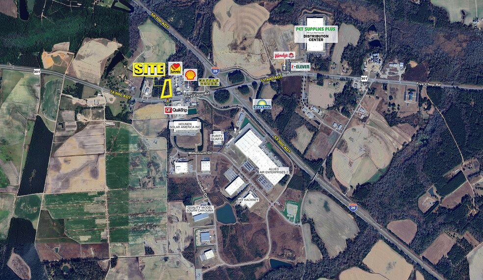 More Photos Of Five Chop Rd, Orangeburg Land For Lease