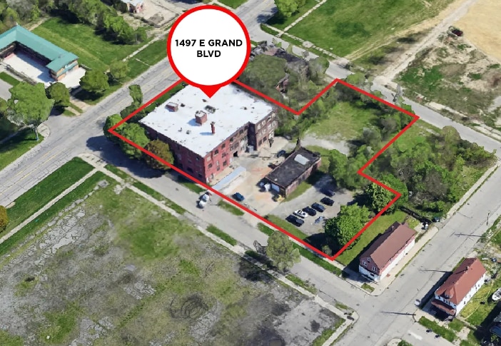 Primary Photo Of 1497 E Grand Blvd, Detroit Warehouse For Sale
