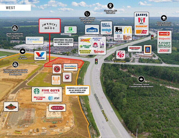 More Photos Of 7595 Raeford rd, Fayetteville General Retail For Sale