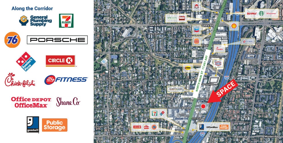 More Photos Of 2560 N Main St, Walnut Creek Storefront For Lease
