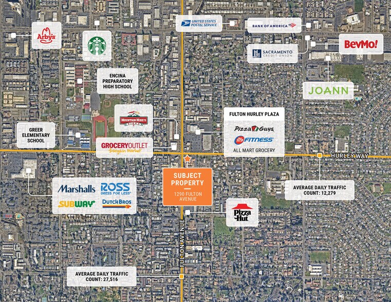 More Photos Of 1290 Fulton Ave, Sacramento General Retail For Sale