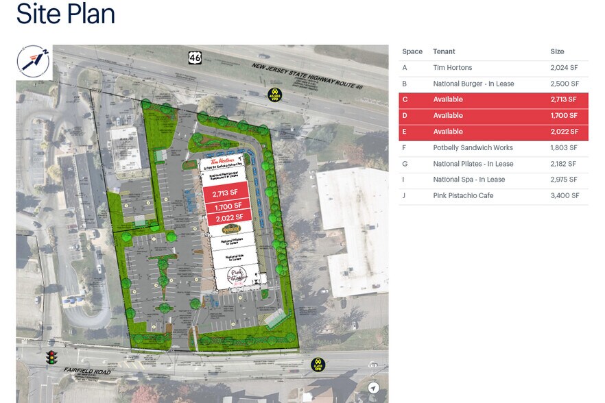 More Photos Of 480 Route 46 E, Fairfield General Retail For Lease