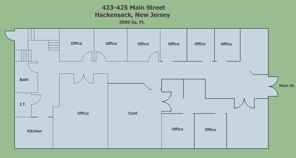 More Photos Of 423 Main St, Hackensack Flex For Lease