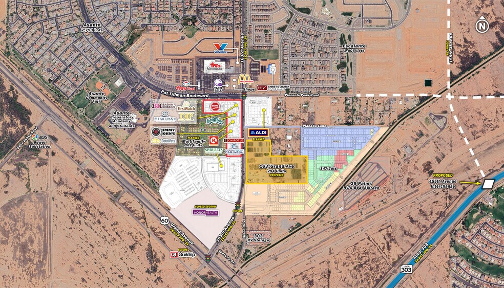 More Photos Of SWC Pat Tillman & 163rd Ave, Surprise Land For Lease