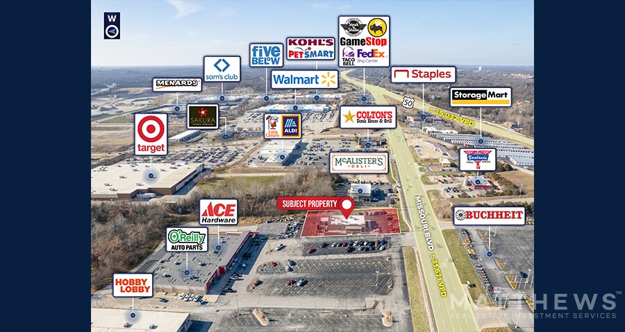 More Photos Of 2319 Missouri Blvd, Jefferson City Restaurant For Lease